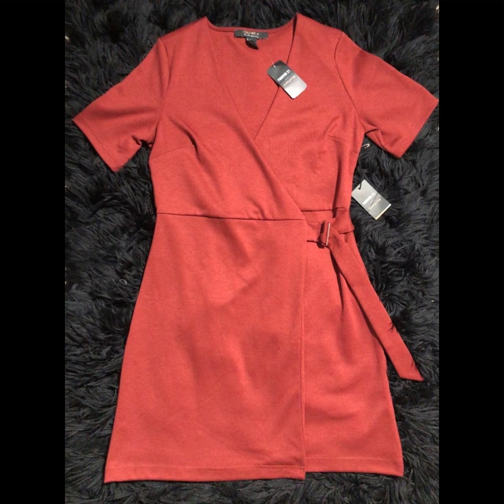 Burgundy Forever 21 dress